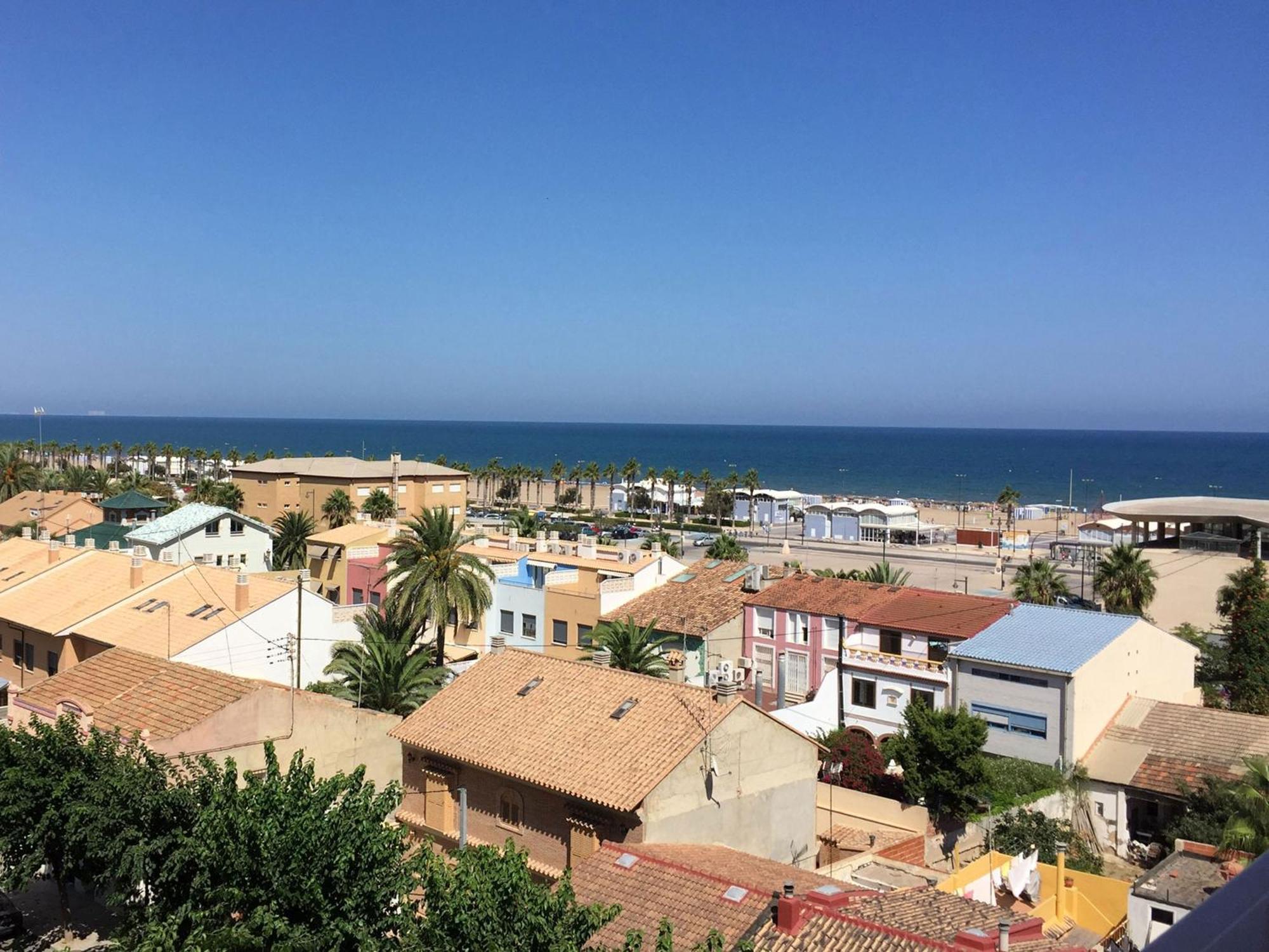Apartment Malvarrosa Beach Cavite Valencia Exteriör bild